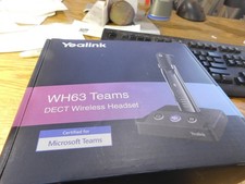 Yealink Model: WH63 Teams Dect Wireless Headset. Unused Old Spares.
