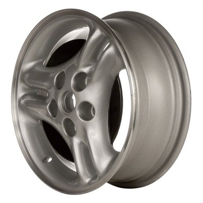 Refurbished Flange Cut and Painted Silver Aluminum Wheel 15 x 6