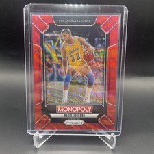 2024-25 Panini Prizm Monopoly - Legends Magic Johnson #LEG4 Ruby Wave Prizm