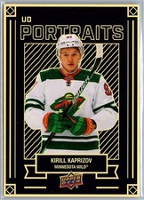 2022-23 Upper Deck Kirill Kaprizov #P-22 UD Portraits Minnesota Wild