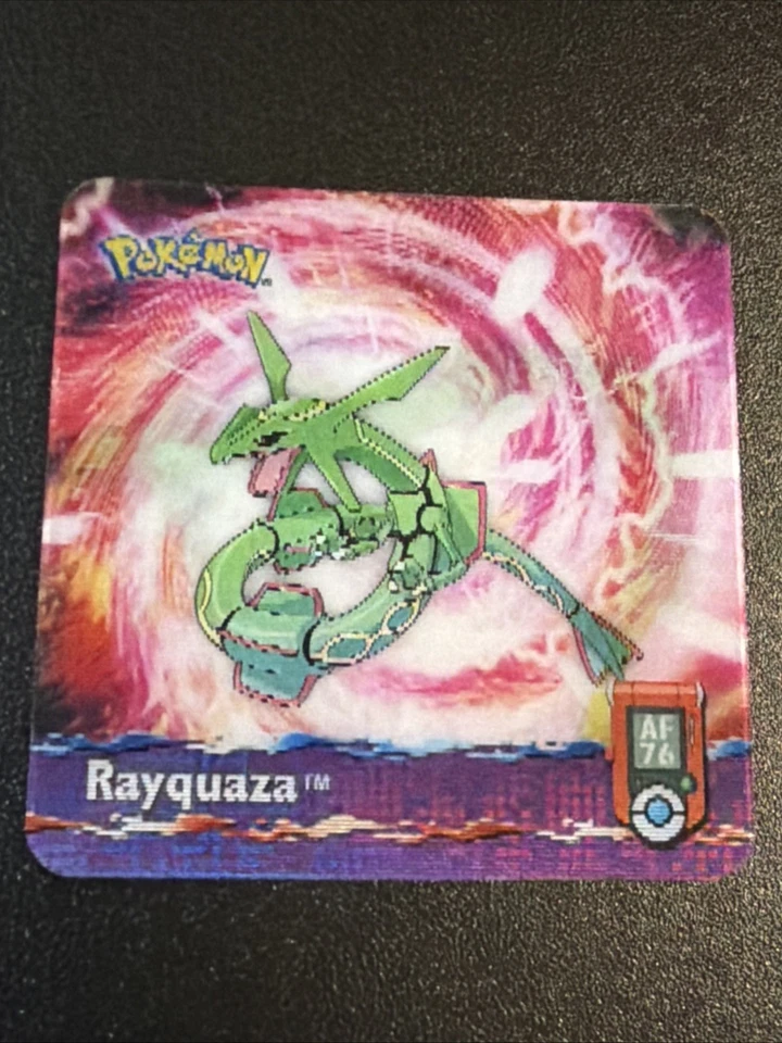 2006 POKEMON CARD RAYQUAZA AF76 ARTBOX ADVANCED ACTION FLIPZ RARE - Image 2 of 4