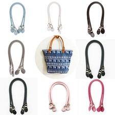 Genuine Leather Handle Bag Straps 40/50/60cm Replacement Shoulder Handbag