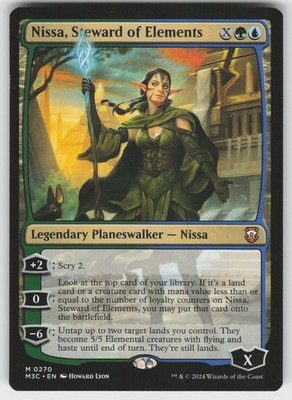 Nissa, Steward of Elements Commander: Modern Horizons 3 270 M NM MTG