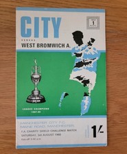 1968 Manchester City v WBA - Charity Shield