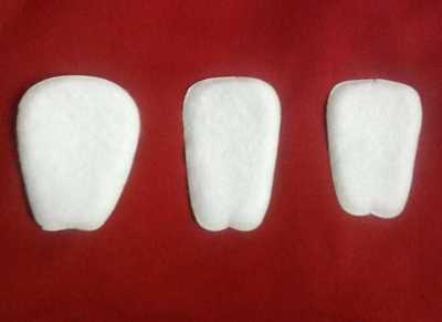 pr TONGUE PADS self adhesive felt for shoes and boots prevents