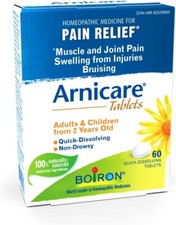 Boiron Arnicare 60 Tablets,Homeopathic Medicine for Muscle and Joint Pain Relief