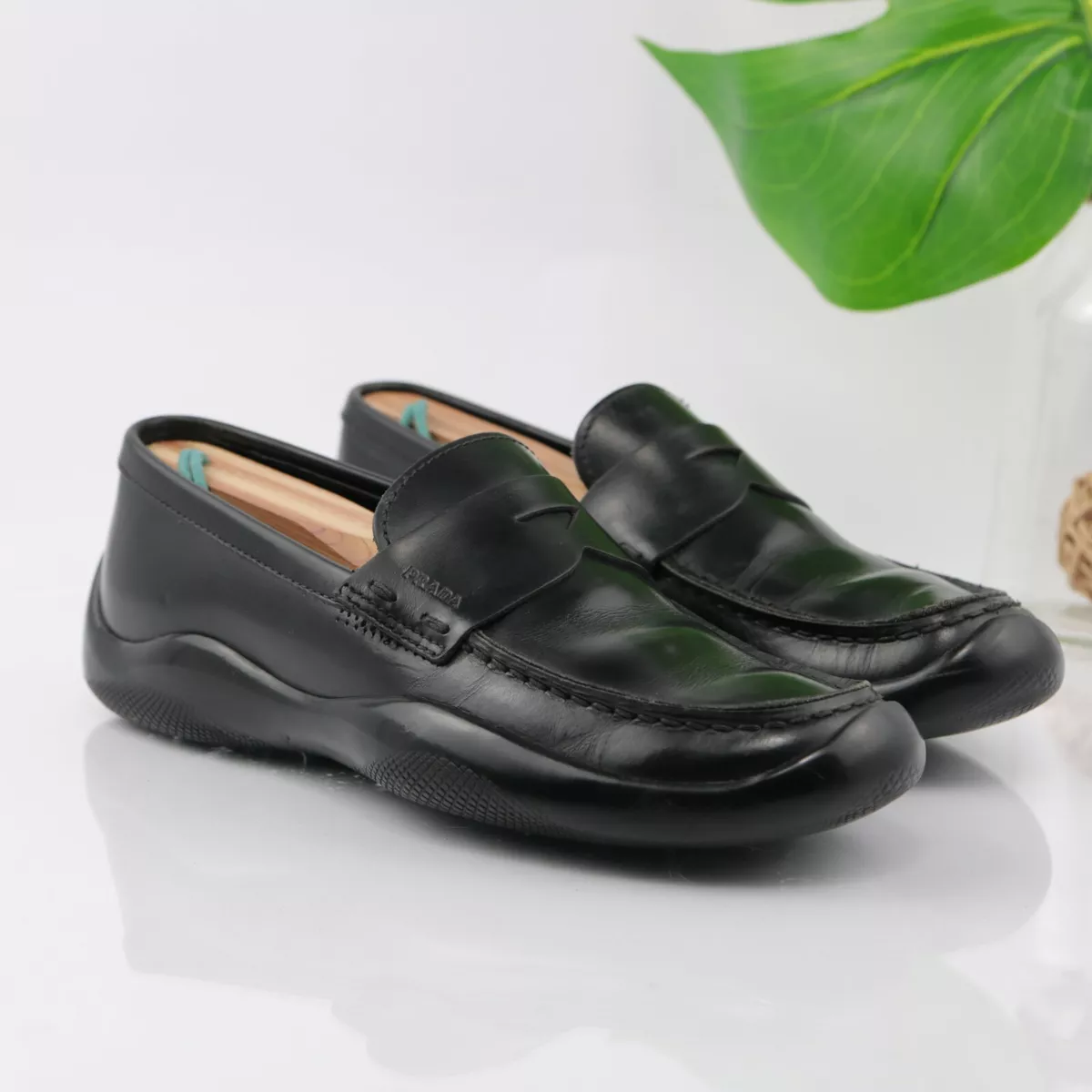 Prada penny loafers clearance womens