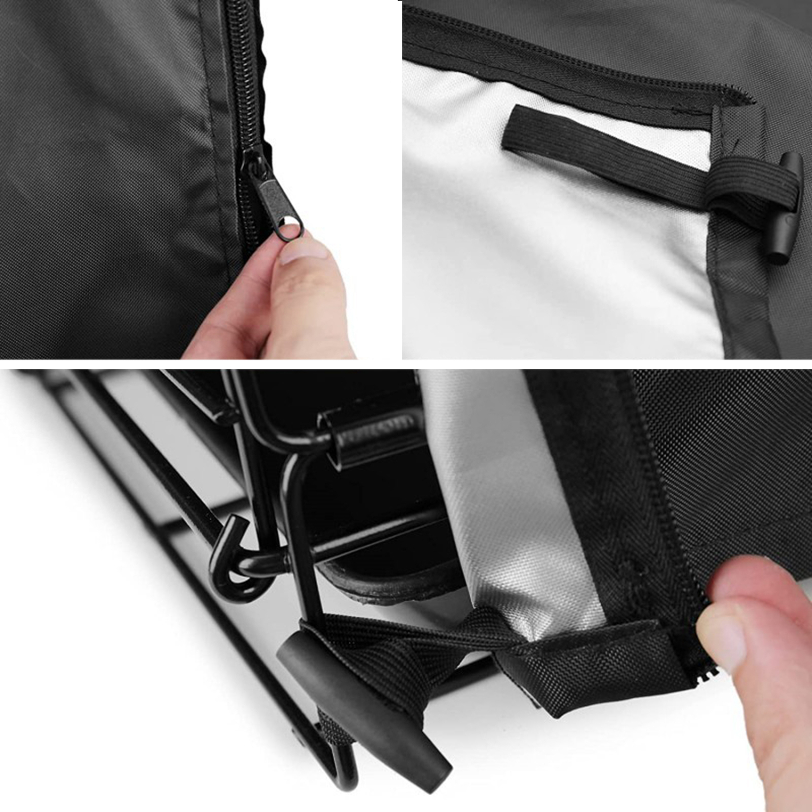 Pet Kennel Cover Sunshade Protection Double Door Dog Crate Cover Black