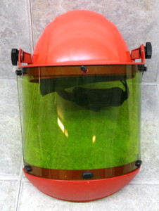 HONEYWELL NORTH N10 N20 Z94 6 3/4 - 8 Hard Hat Type 1 w/ Green Face Pro Shield