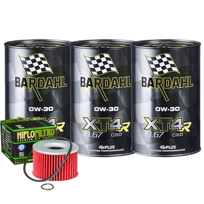 Bardahl XT4R 0W30 Ölwechselset Filtro Für Honda CB650 SCC SOHC 1982-1984