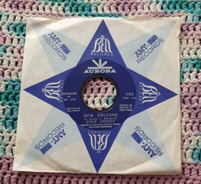 Eddie Hodges 45 New Orleans / Hard Times For Young Lovers Aurora 153 ex