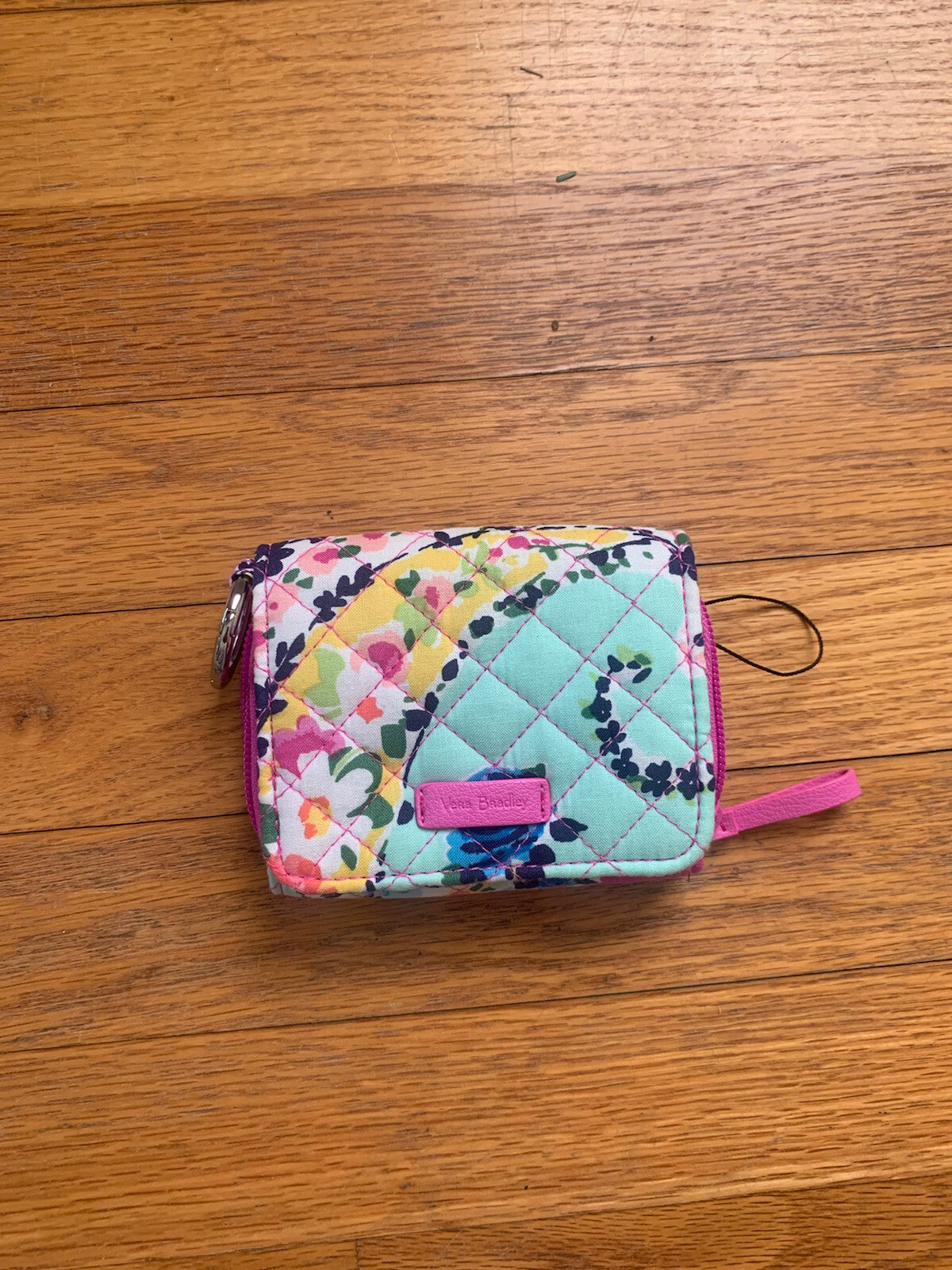 Vera Bradley Iconic RFID Card Case Wallet Wildflower Paisley (retired