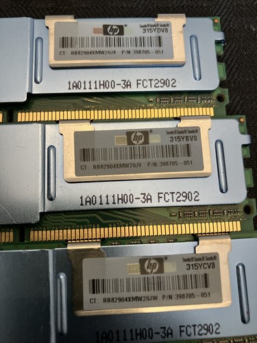 Samsung HP 512MB 1Rx8 PC2-5300F Server Memory RAM M395T6553CZ4-E6D0 - Picture 3 of 3