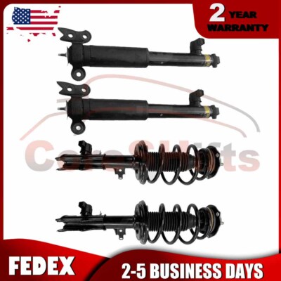 4Pcs Front & Rear Shock Struts Assys CDC Fit Cadillac XT5 GMC Acadia 2017-2020