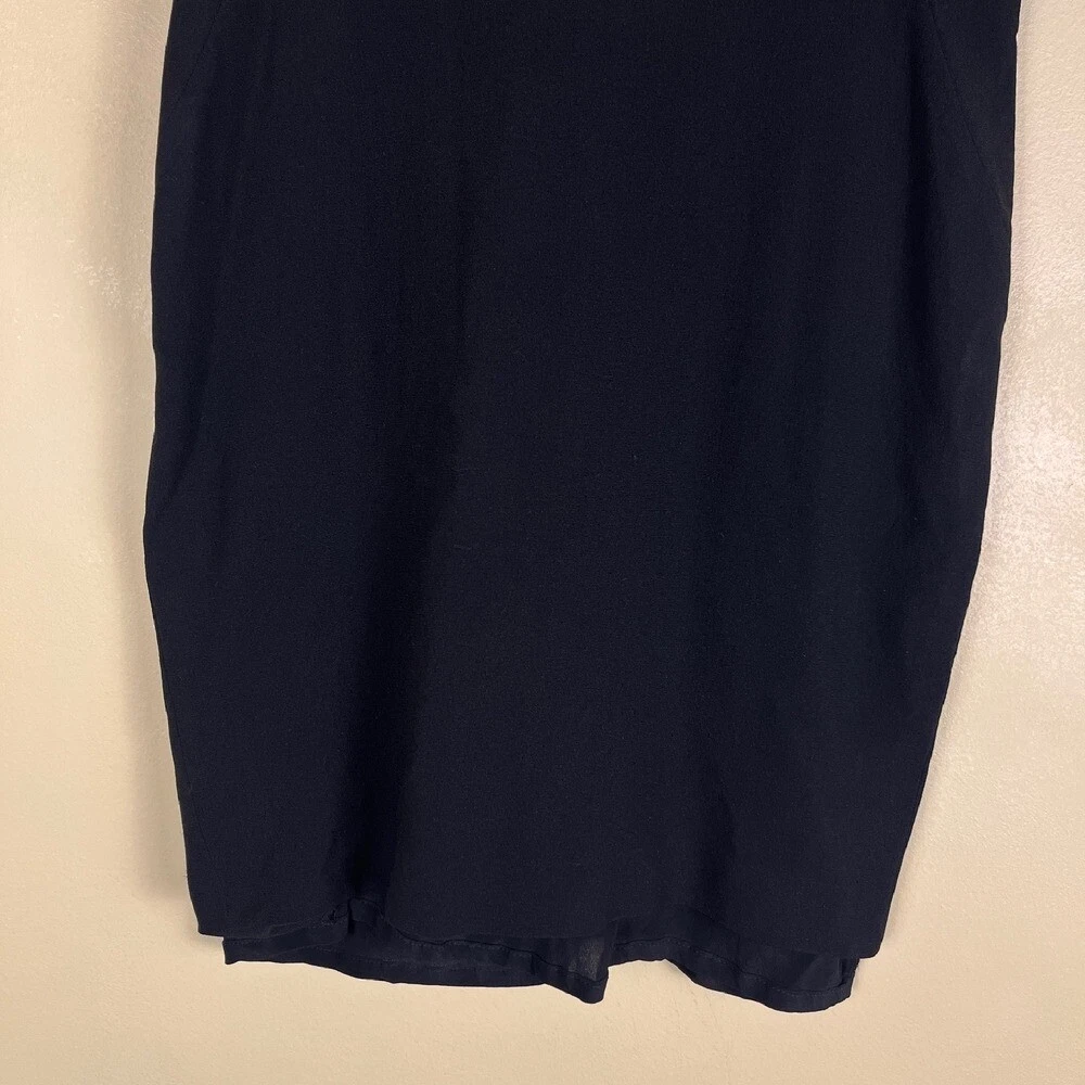 Abito ALEXANDER MCQUEEN con spalle ritagliate taglia 44 (US 10) nero scollo a V