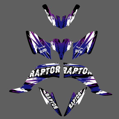 ATV Graphics Decals Deco For Yamaha Raptor 250 YFM250R 2008-2013