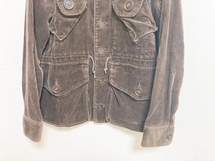visvim COMBAT Corduroy Blouson Jacket Size 1 Authentic Men Used