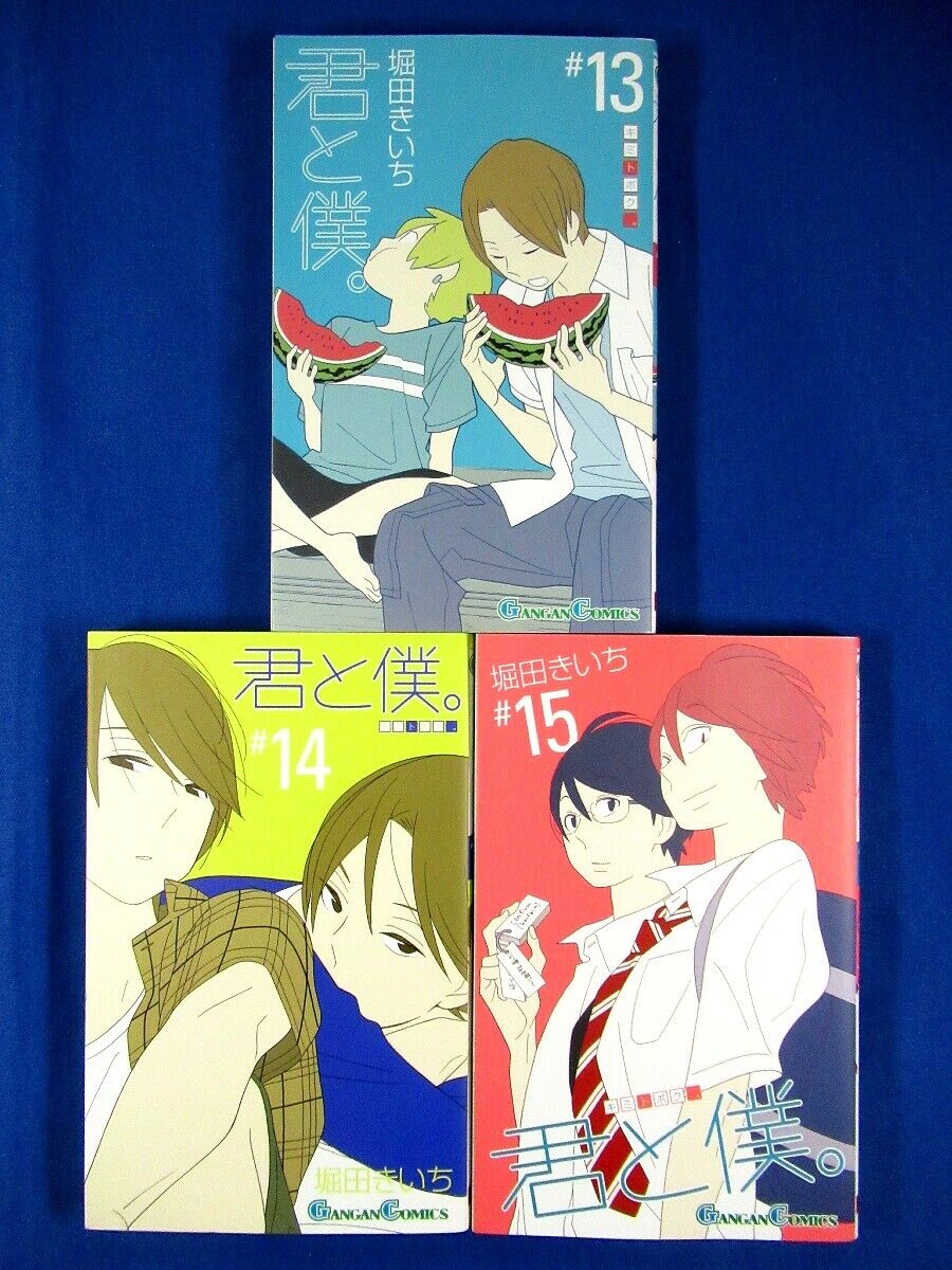 JAPAN Kiichi Hotta manga: Kimi to Boku 1~15 Set