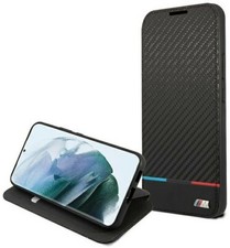 Genuine BMW Carbon Book Wallet Cover for Sams...