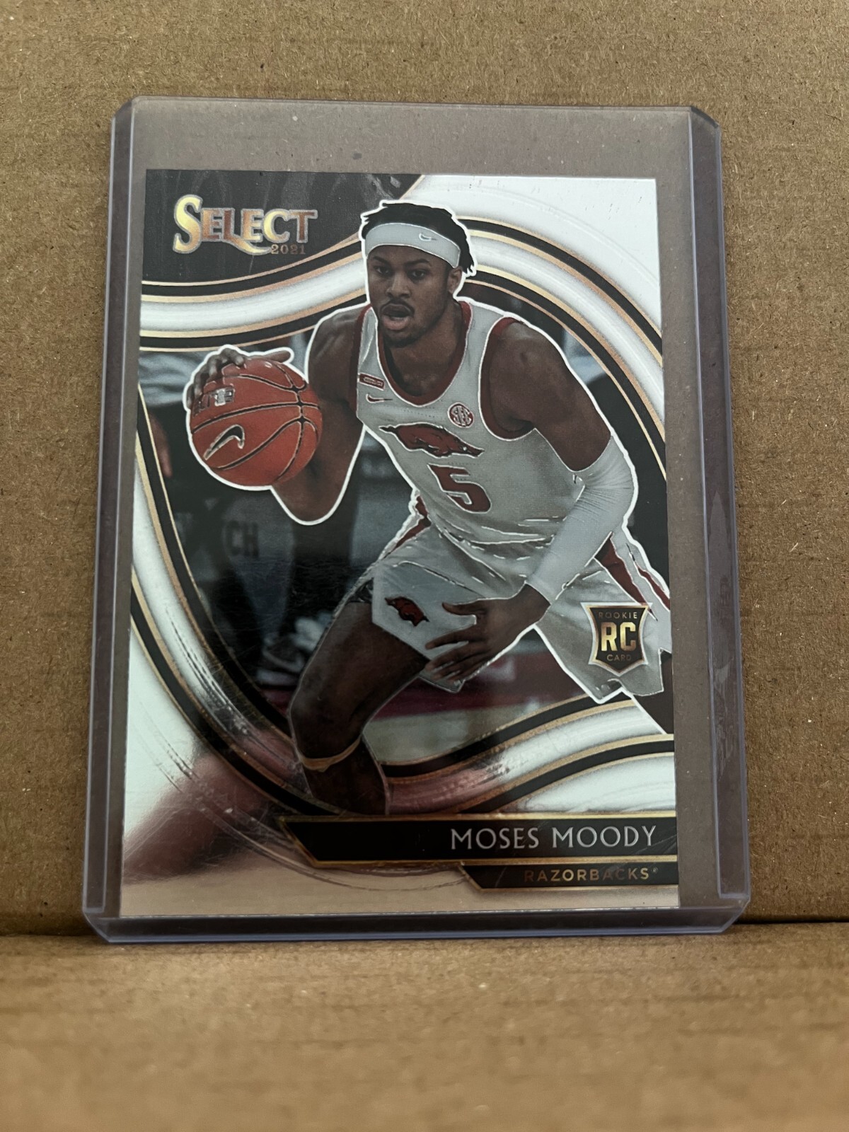 Moses Moody 2021 Panini Chronicles Select Draft Picks Rookie RC #286