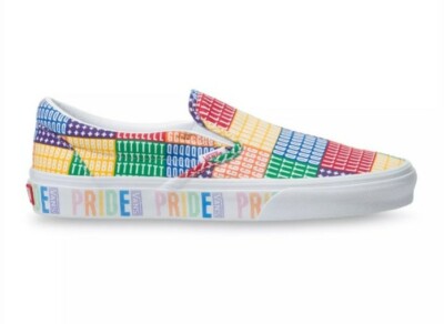 VANS Classic Slip On PRIDE LGBTQ+ Men Women Multicolor Rainbow Sz 8 VANS Classic Slip On PRIDE LGBTQ+ Men Women Multicolor  main image 4