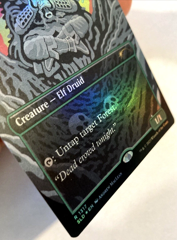 MTG Arbor Elf RAINBOW FOIL Secret Lair Drop 1317 NM - Image 2 of 4