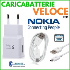 FAST FAST CHARGER FAST CHARGER FOR NOKIA 8000 4G WALL PLUG + MICRO USB cable