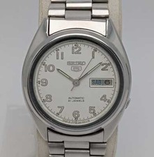 Seiko 5 Automatic 7009-3040 Day/Date Military Dial Vintage Watch