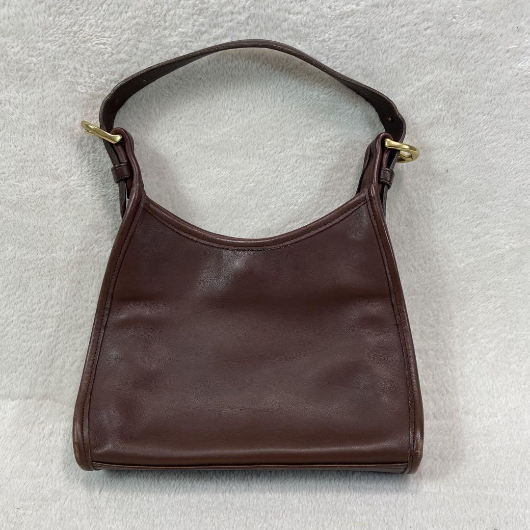 Old Coach 4106 Small Satchel Dark Brown Leather Soho Rare Made in