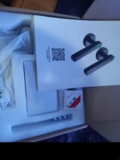 IRONZON Fingerprint Door Lock Door Knob with Keypad Keyless Entry Smart Lock