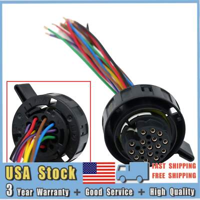 Fits Audi A4 A5 A6 A8 Q5 New 16 - Pin Transmission Connector Plug Harness USA