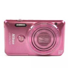 Nikon Coolpix S6900 16.0MP 12x Optical Zoom Compact Digital Camera Black -Tested