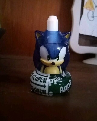 NEW Good 2 Grow Juice Topper - Sonic the Hedgehog - Clear Blue Sonic