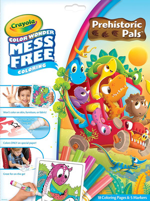 Color Wonder Prehistoric Pals, Dinosaur Coloring Pages, Mess Free Coloring for T