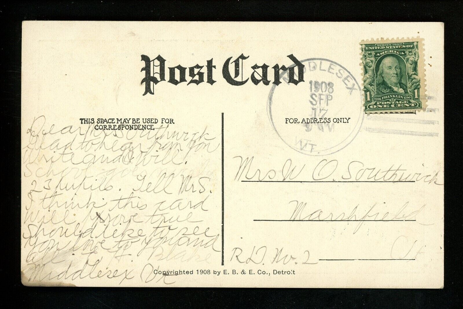 President postcard William McKinley Teddy Roosevelt Taft 1908 Vintage ...