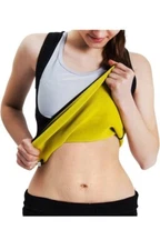 Roseate Women's Body Shaper Hot Sweat Workout Top Slimming Vest Sauna Shirt Med