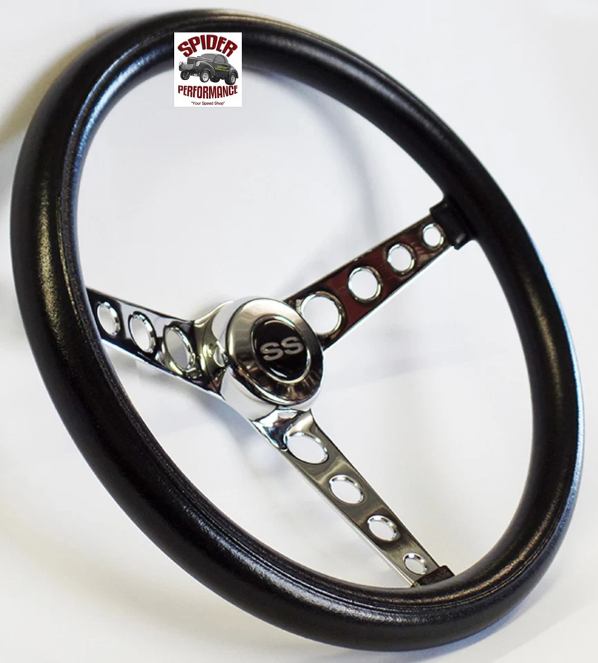 Chevrolet SS 1964-1966 volante 14 1/2" cromo clásico Foto 2 de 4