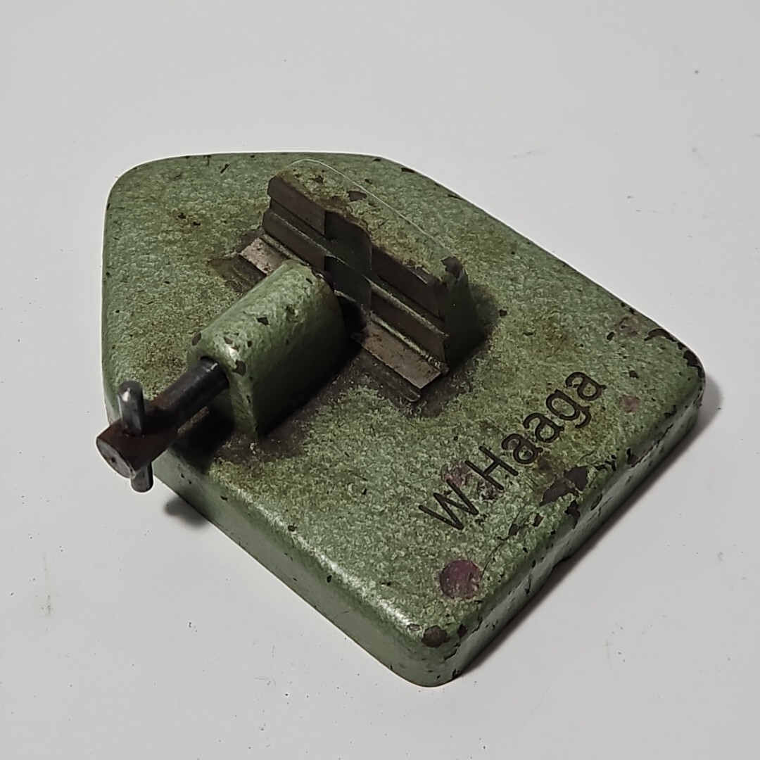 Vintage W Haaga Small Machinist Metal Blade Shim Straighten Bend Jig