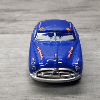 DISNEY PIXAR CARS MOVIE #51 FABULOUS HUDSON HORNET BLUE DIECAST