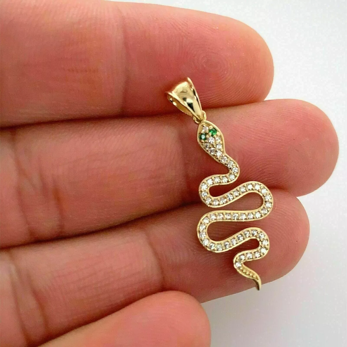 Diamond snake best sale pendant