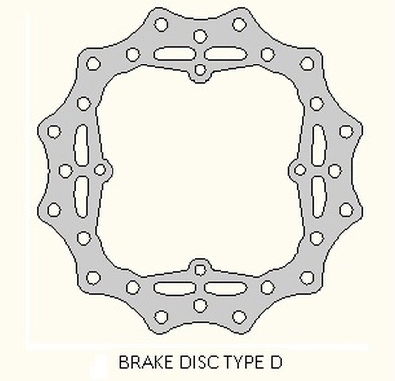 Disque de frein arrière pour rénovation Husqvarna TC 85 et KTM 85