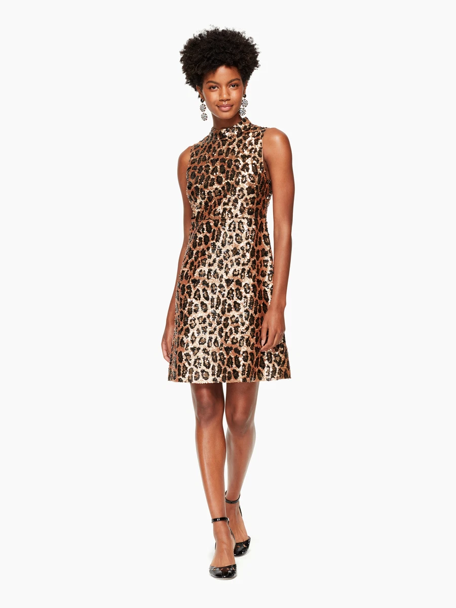 Kate spade cheetah dress hot sale