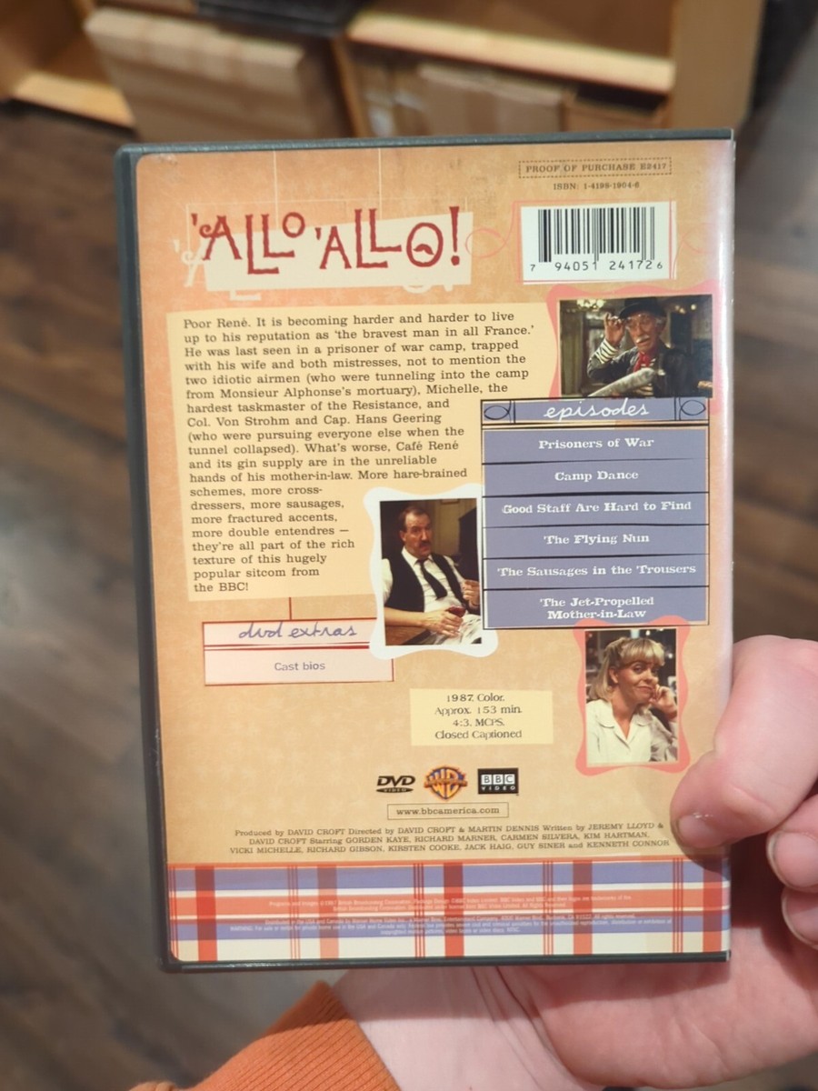 Allo Allo - The Complete Series Four (DVD, 2006) 794051241726| eBay