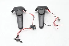HTC Vive Virtual Reality VR Wand Controllers 2PR7100 Pair MODIFIED READ D42