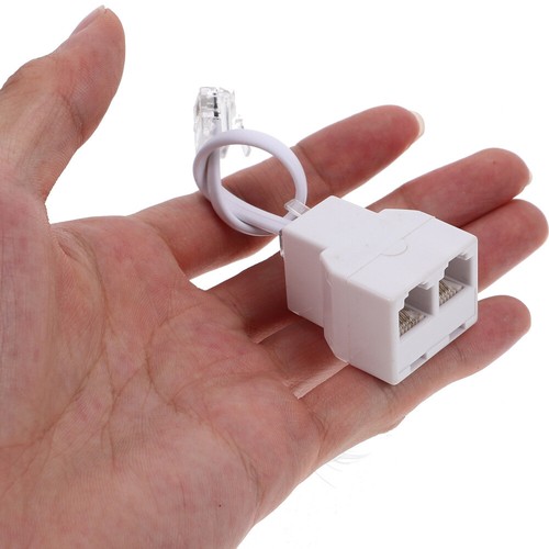Phone Jack Distributor Telephone Cable Adapter Part Supplies Office Converter - Zdjęcie 2 z 12