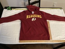 Washington Redskins NFL Team Apparel Pullover Hoodie YouthX L Classic Logo EUC