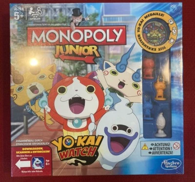 Hasbro präsentiert - Monopoly Junior - YO-Kai Watch   ( Zustand - Neu  ) - Bild 1 von 2