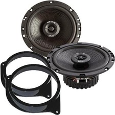 Helix B6X Lautsprecher 165mm mit Adapterringe für Seat Cordoba ab 10.1999 Front