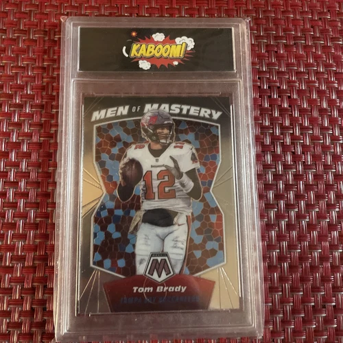 Tom Brady SILVER PRIZM MEN OF MASTERY 2020 Panini Mosaic #MM1 MINT Bucs KABOOM