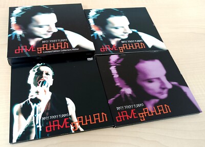 DAVE GAHAN - DIRTY STICKY FLOORS - 3 x CD/DVD DIGIPAK SET - LTD ED SLIPCASE 2003
